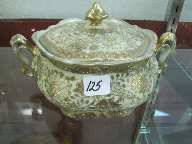 Nippon Heavy Gold cracker jar BML mark: Nippon Heavy Gold cracker jar BML mark