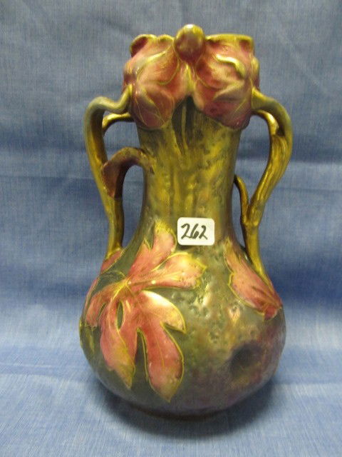 Amphora 7.5" Handled Vase w/ Bronze Finish.: Amphora 7.5" Handled Vase w/ Bronze Finish.