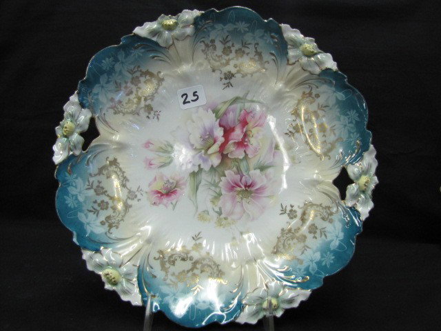 UM RSP 11" lily mold floral cake plate: UM RSP 11" lily mold floral cake plate