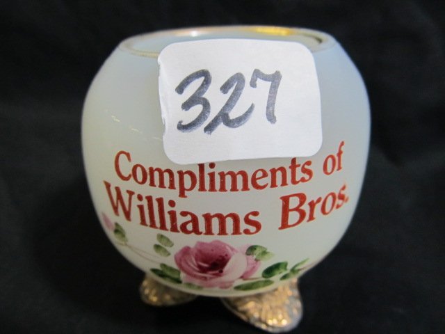 U.S. Glass opaline Lacy Medallion violet bowl: U.S. Glass opaline Lacy Medallion violet bowl