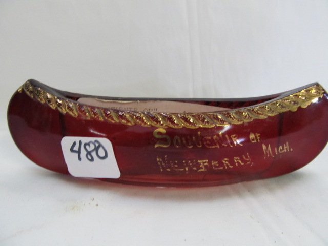 Red Flash Canoe Souvenir of New Ferry, Michigan: Red Flash Canoe Souvenir of New Ferry, Michigan