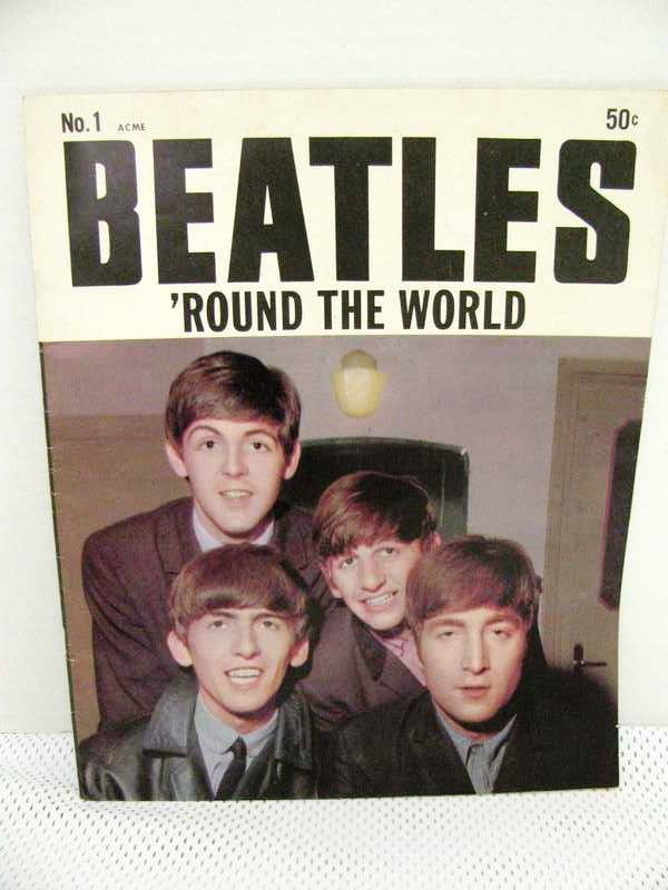 Vintage No. 1 Acme ~ Beatles 'Round The World ~ 196: Vintage No. 1 Acme ~ Beatles 'Round The World ~ 1964