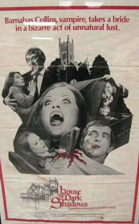 Movie Theatre Poster ~ 41" X 27" ~ 1970 ~ The Hous: Movie Theatre Poster ~ 41" X 27" ~ 1970 ~ The House Of Dark Shadows