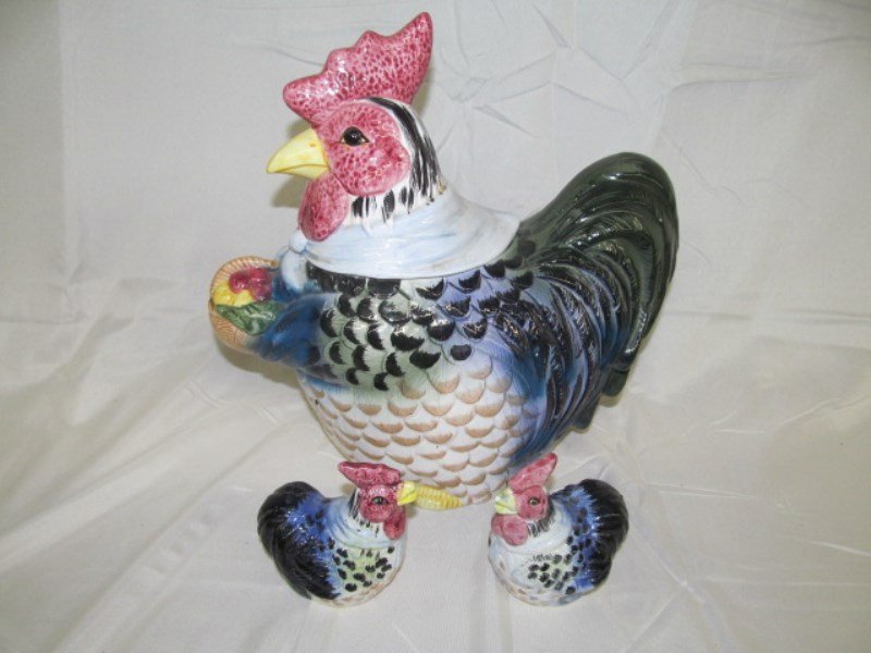 Home DÃ©cor ~ Rooster Cookie Jar  ~ Rooster Salt & (1 of 3)