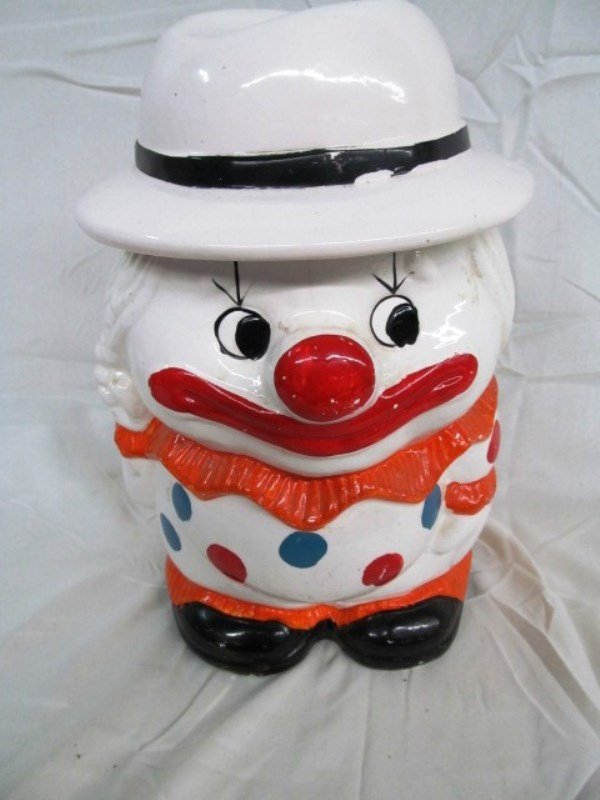Home DÃ©cor ~ Clown Cookie Jar: Home DÃ©cor ~ Clown Cookie Jar