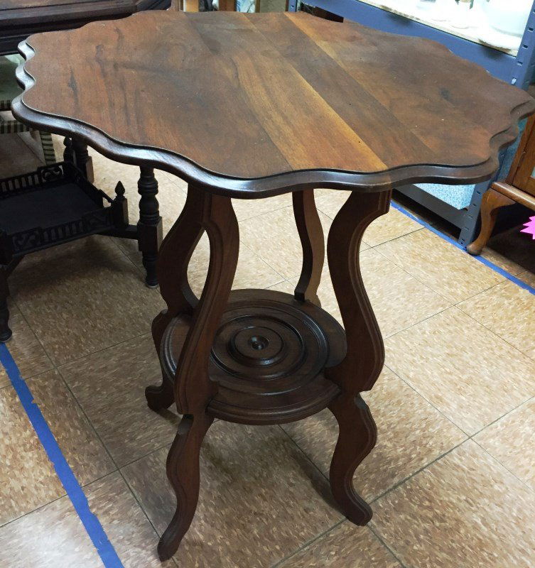 Antique Circa 1870's Victorian Tea Table ~ bottom tray (1 of 6)