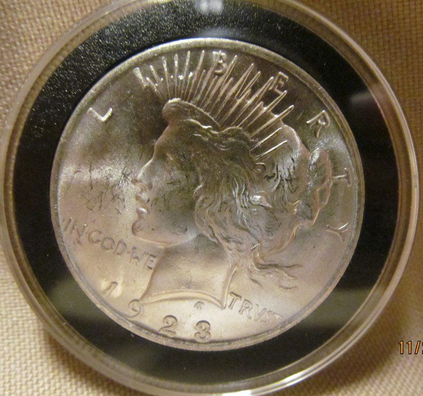 Morgan 1923 Silver Dollar $1: Morgan 1923 Silver Dollar $1