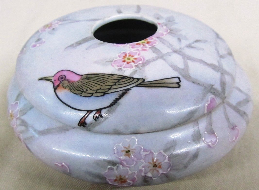 Antique Nippon Hair Receiver: Antique Nippon Hair Receiver