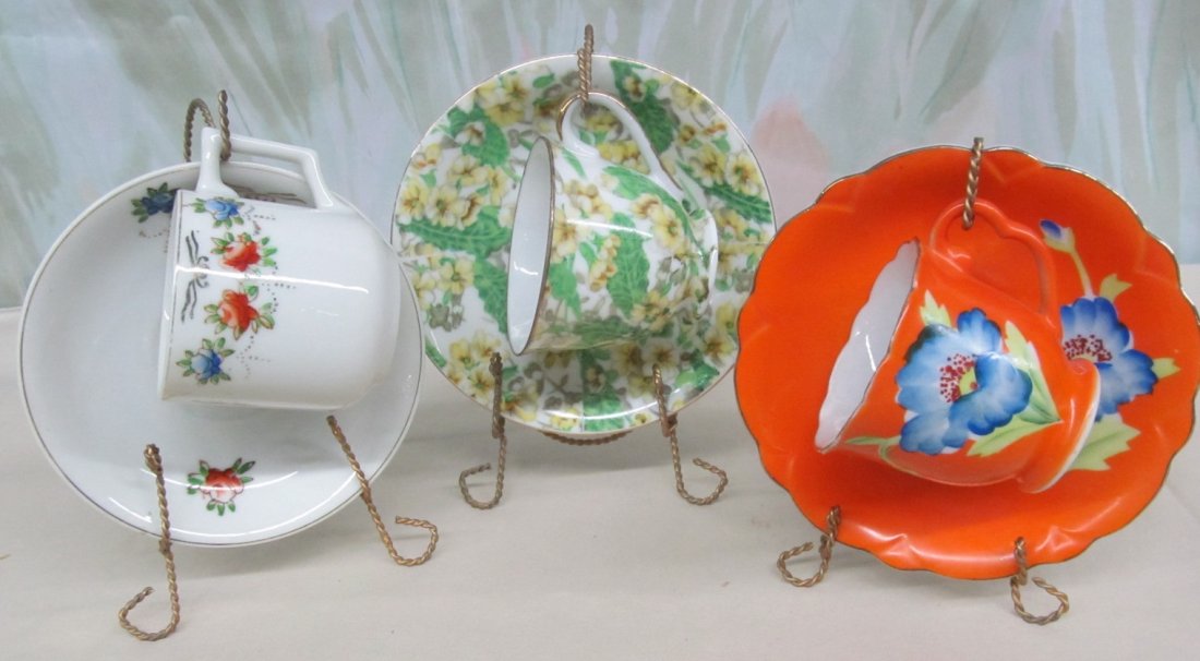 Lot (B) 3 Occupied Japan Cups & Saucers (1 of 7)