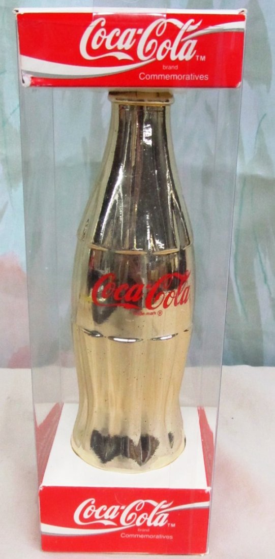 Silver Plated Coca-Cola Bottle ~ Atlanta Hawks (1 of 7)