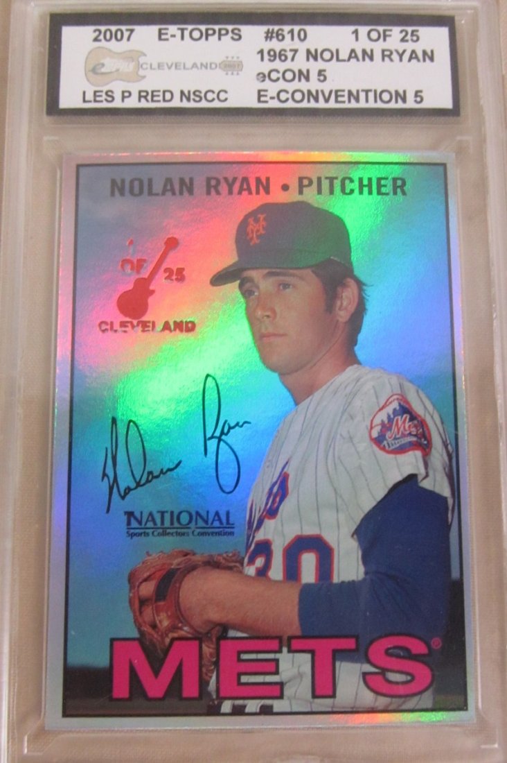 Nolan Ryan Hologram Card ~ 1 of 25 (1 of 5)