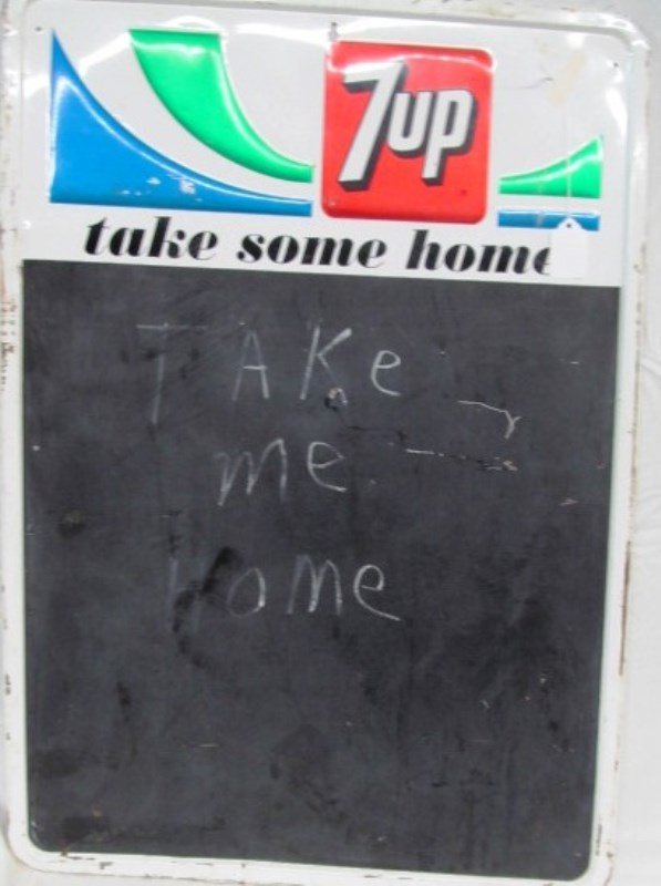 Vintage 7up Metal Chalk Board Menu Sign (1 of 6)