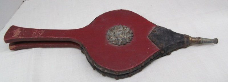Vintage Ornate Fireplace Bellows (1 of 5)