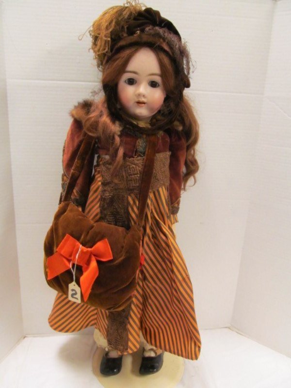 Antique (105) German 30" Jointed Composition Doll Mar 19, 2016 Auctions Unlimited in LA