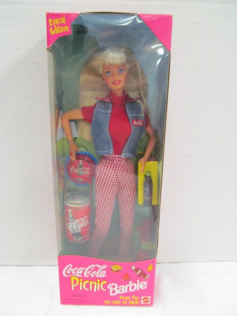 Vintage BARBIE Coca-Cola Picnic Doll In Original Box (1 of 4)