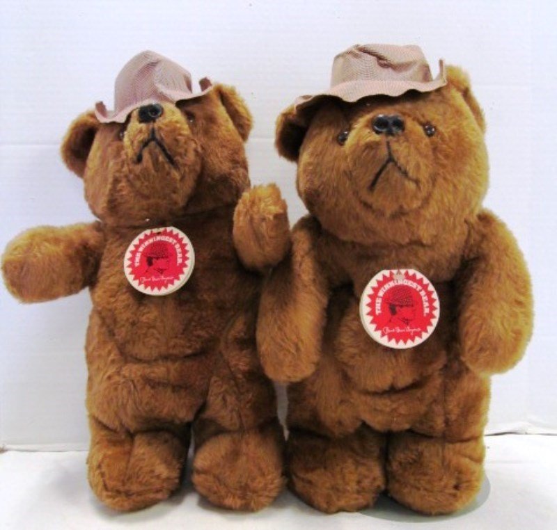 Vintage Set of 2 (47) The Winningest Bears ~ 16" ~ Paul (1 of 8)
