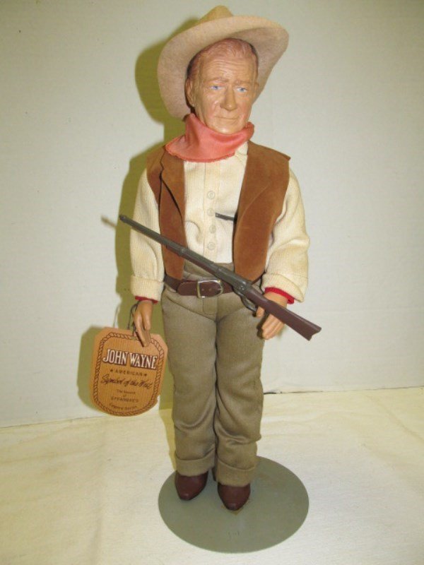 Vintage (52) Effanbee John Wayne American Symbol of the: Vintage (52) Effanbee John Wayne American Symbol of the West 17"