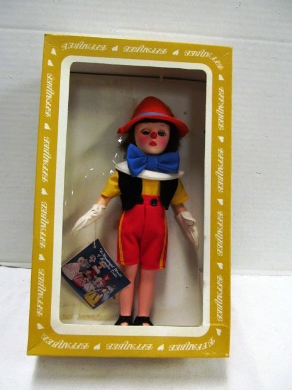 Vintage (72) Effanbee Pinocchio New In Box: Vintage (72) Effanbee Pinocchio New In Box