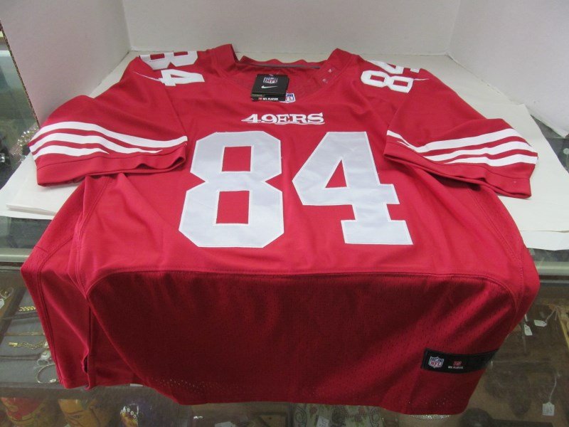 SPORTS MEMORABILIA ~ SF 49er's ~ Randy Moss Autographed: SPORTS MEMORABILIA ~ SF 49er's ~ Randy Moss Autographed Jersey ~