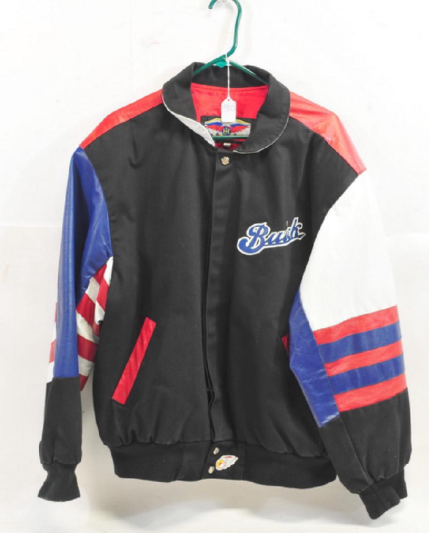 Original Buick Dealership Leather Award Jacket: Made by Famous Designer Jeff Hamilton size large