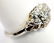 2 Antique Ladies 14K Gold Diamond rings - 2