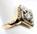 2 Antique Ladies 14K Gold Diamond rings - 4