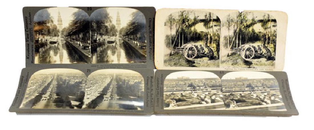 51 Estate Stereo view Cards: Various Scenes including world views, Egypt, Trains and more