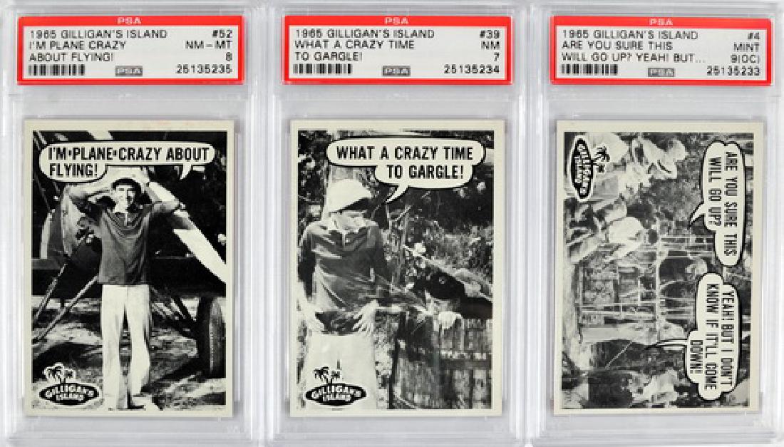 5 1965 Gilligan's Island Psa High Graded Cards (1 of 3)