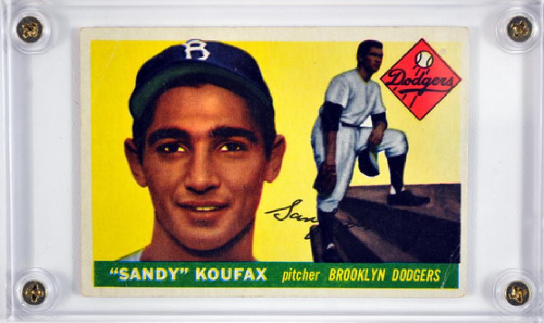 1955 Topps Sandy Koufax Rookie Card (1 of 2)