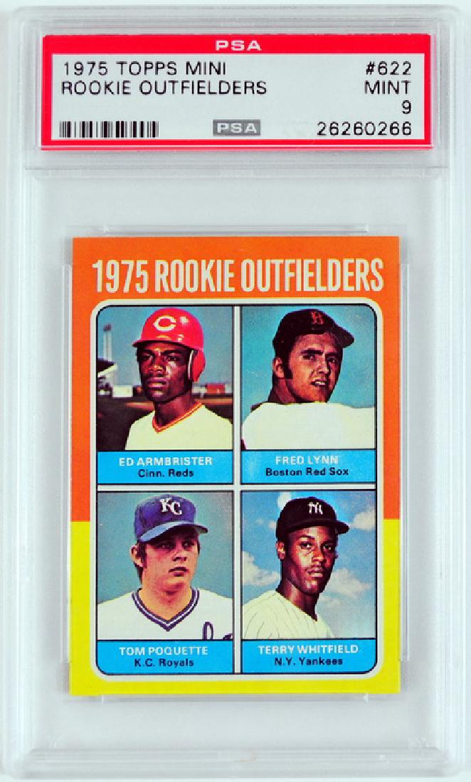 1975 Topps Mini Fred Lynn Rookie PSA Mint 9 (1 of 2)