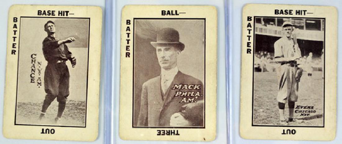 10 1913 Tom Barker Hall Of Famers Low Grade: Evers, Mack, Chance, Griffith, Walsh, Tinker, Alexander, Marquard, Huggins, And Clarke