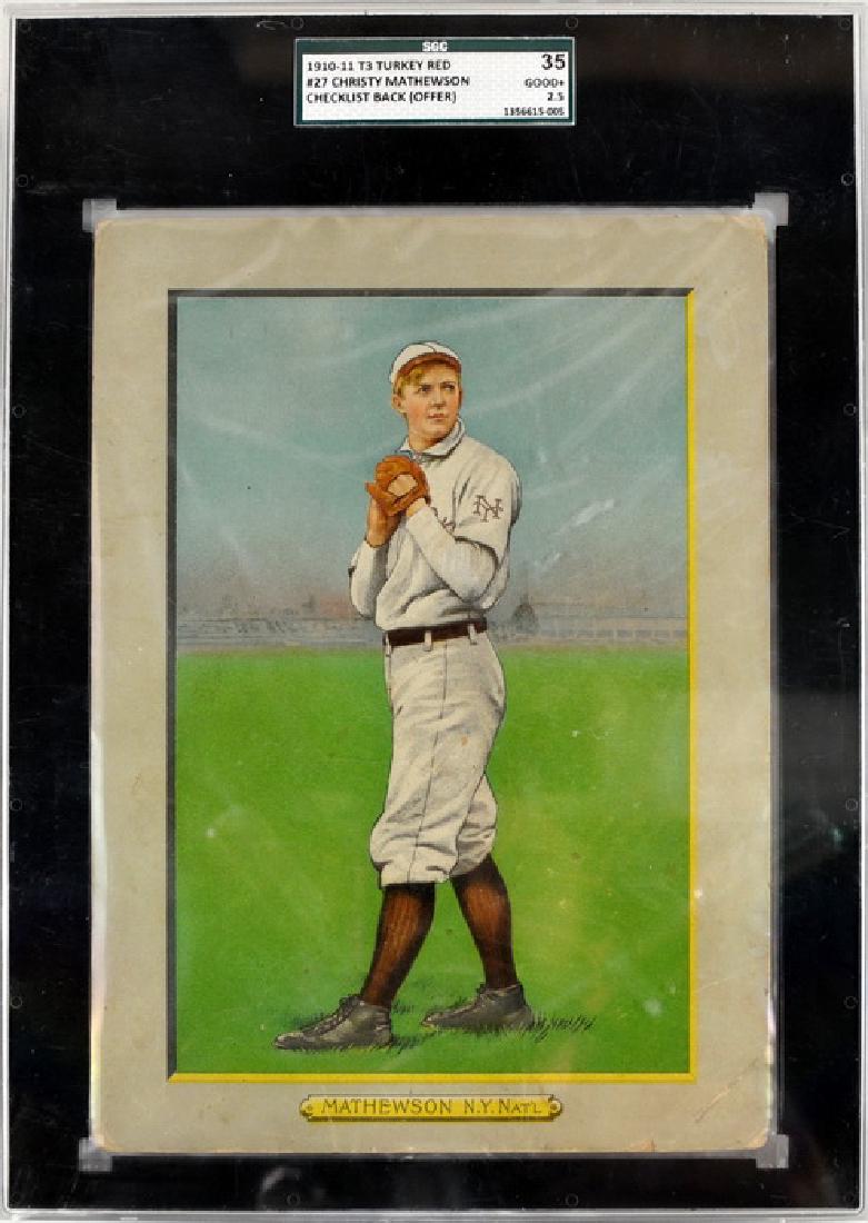 1910-11 T3 Turkey Red Christy Mathewson (1 of 2)
