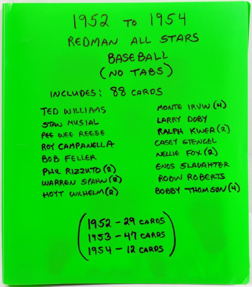 88 1952-1954 Red Man All-Stars Baseball (1 of 4)