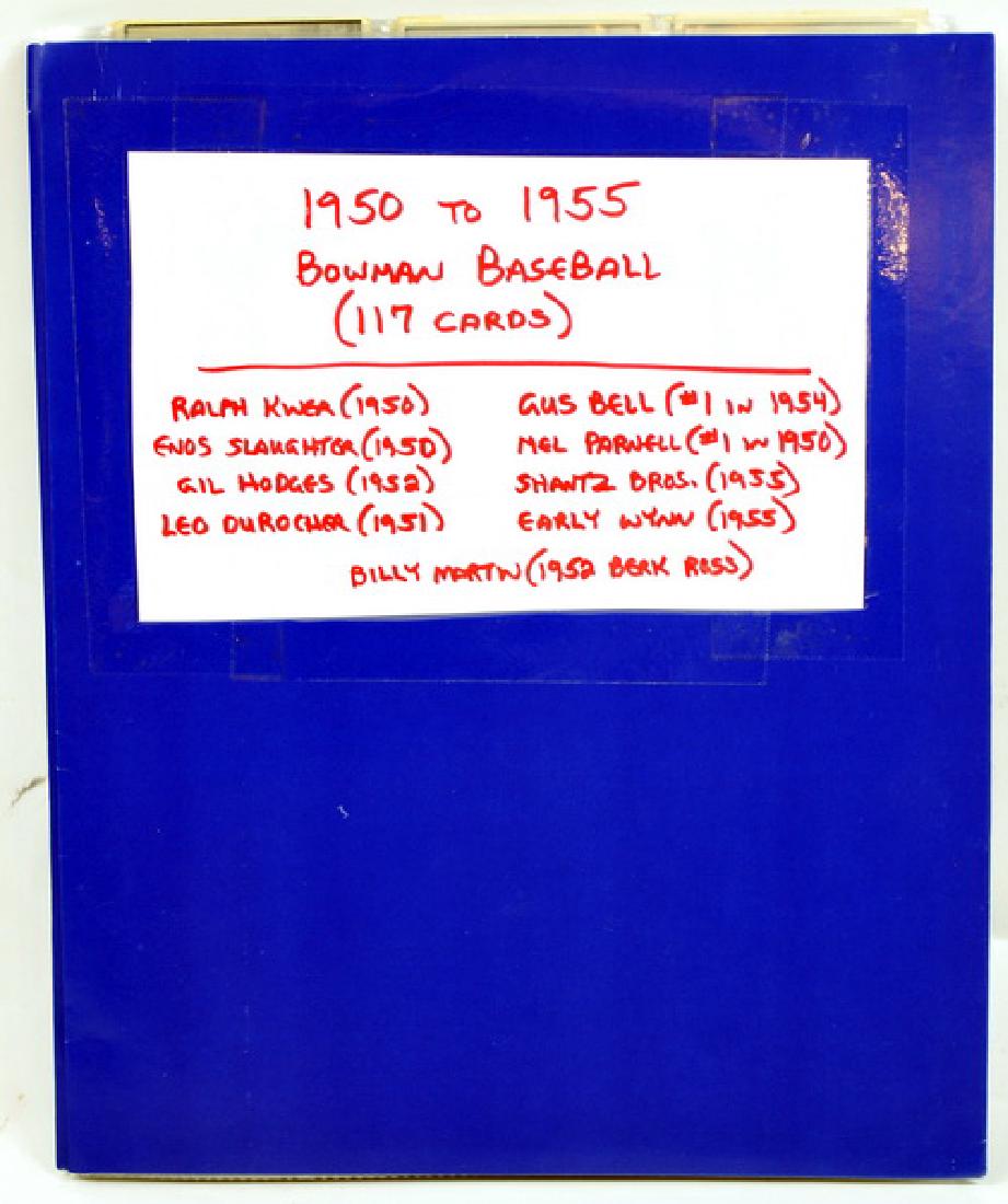 117 1950-1955 Bowman Baseball Cards (1 of 5)