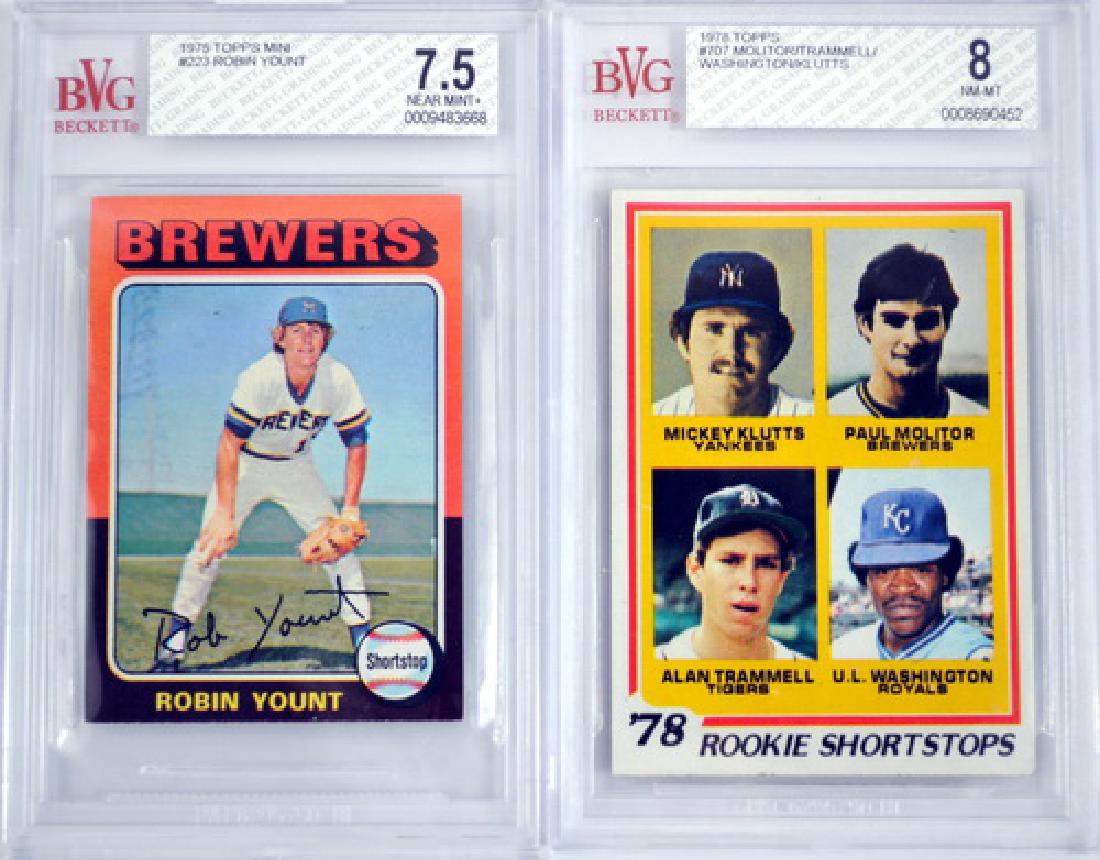 1975 And 1978 Baseball Graded Rookie Lot (1 of 4)