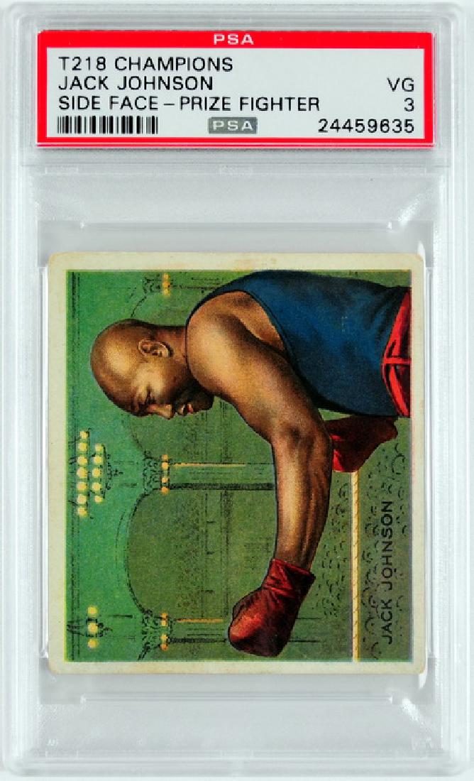 1910 T218 Jack Johnson PSA VG 3 (1 of 2)