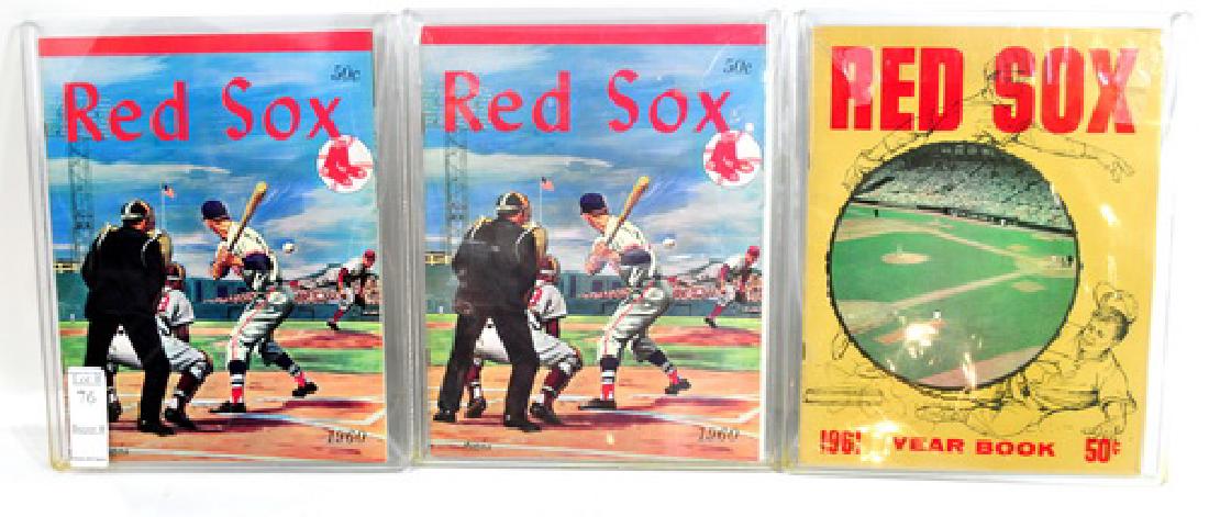 13 1960's Red Sox Year Books (1 of 4)