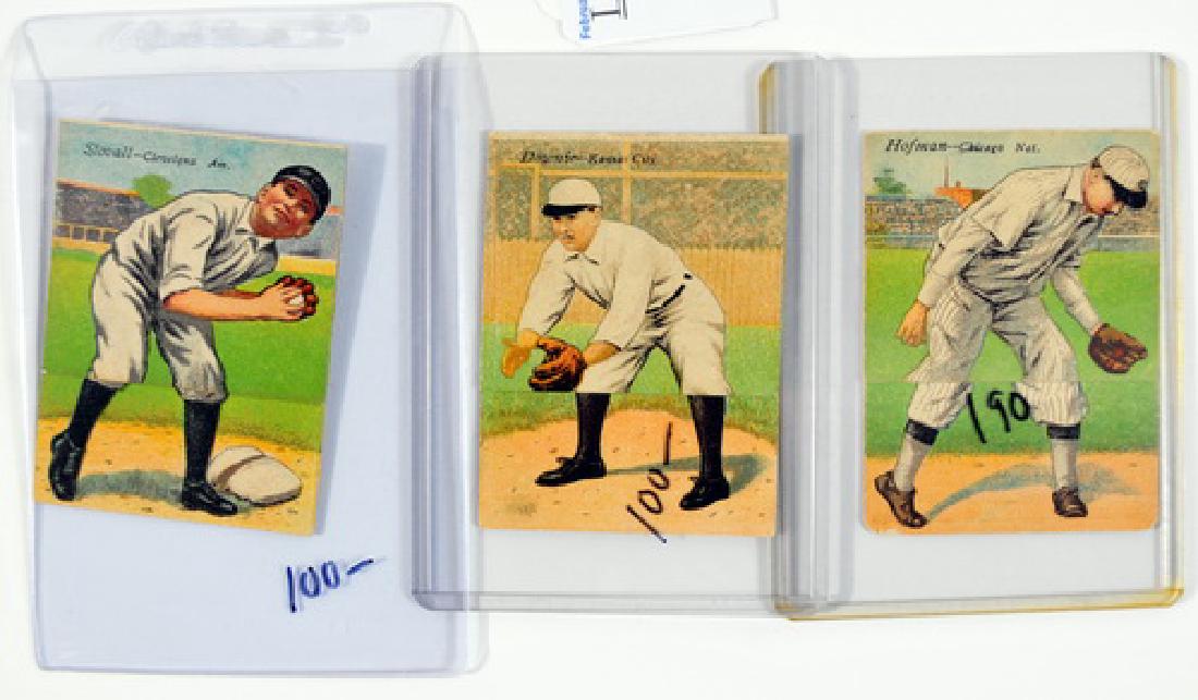 6 1910 T201 Baseball Cards 4 Hall Of Famers (1 of 2)