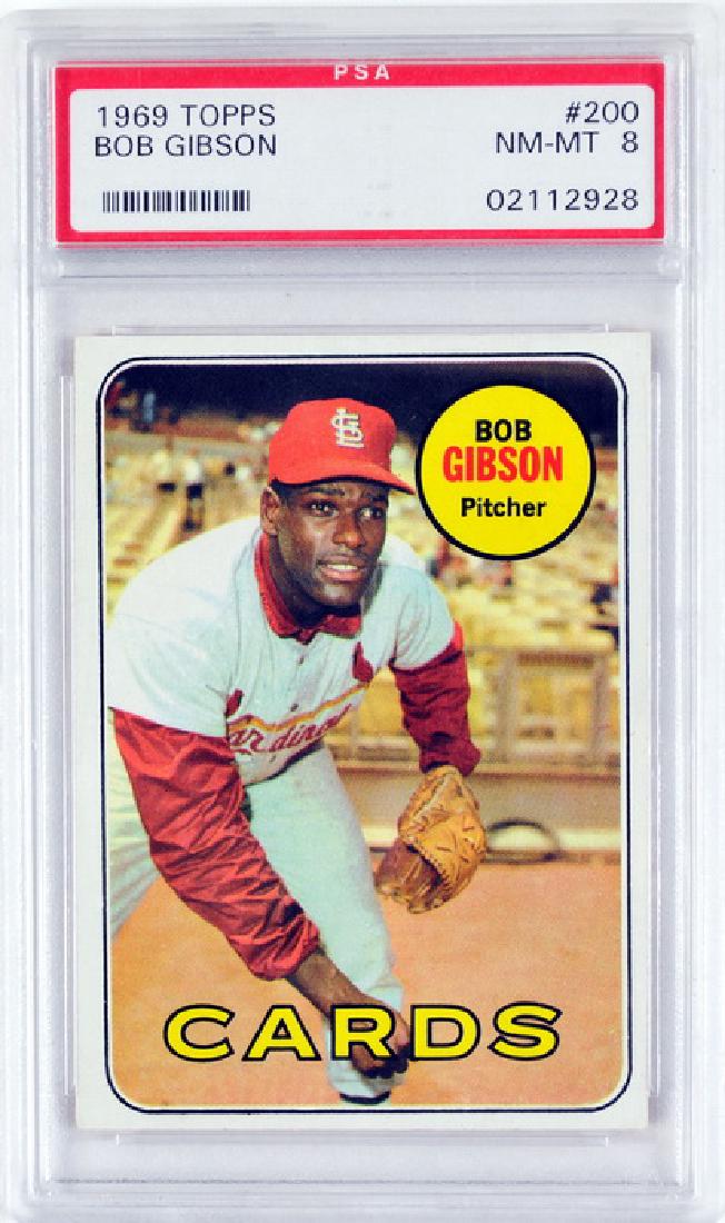 1969 Topps Bob Gibson Psa 8 (1 of 2)