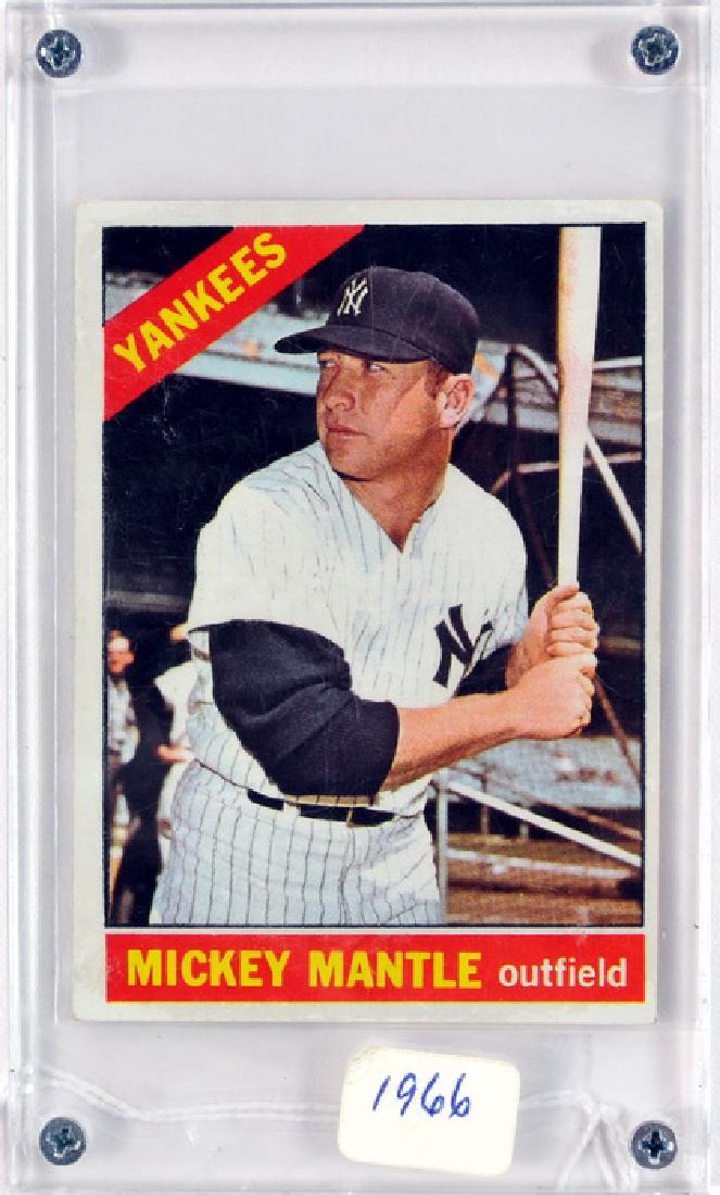 1966 Topps Mickey Mantle Ungraded (1 of 2)