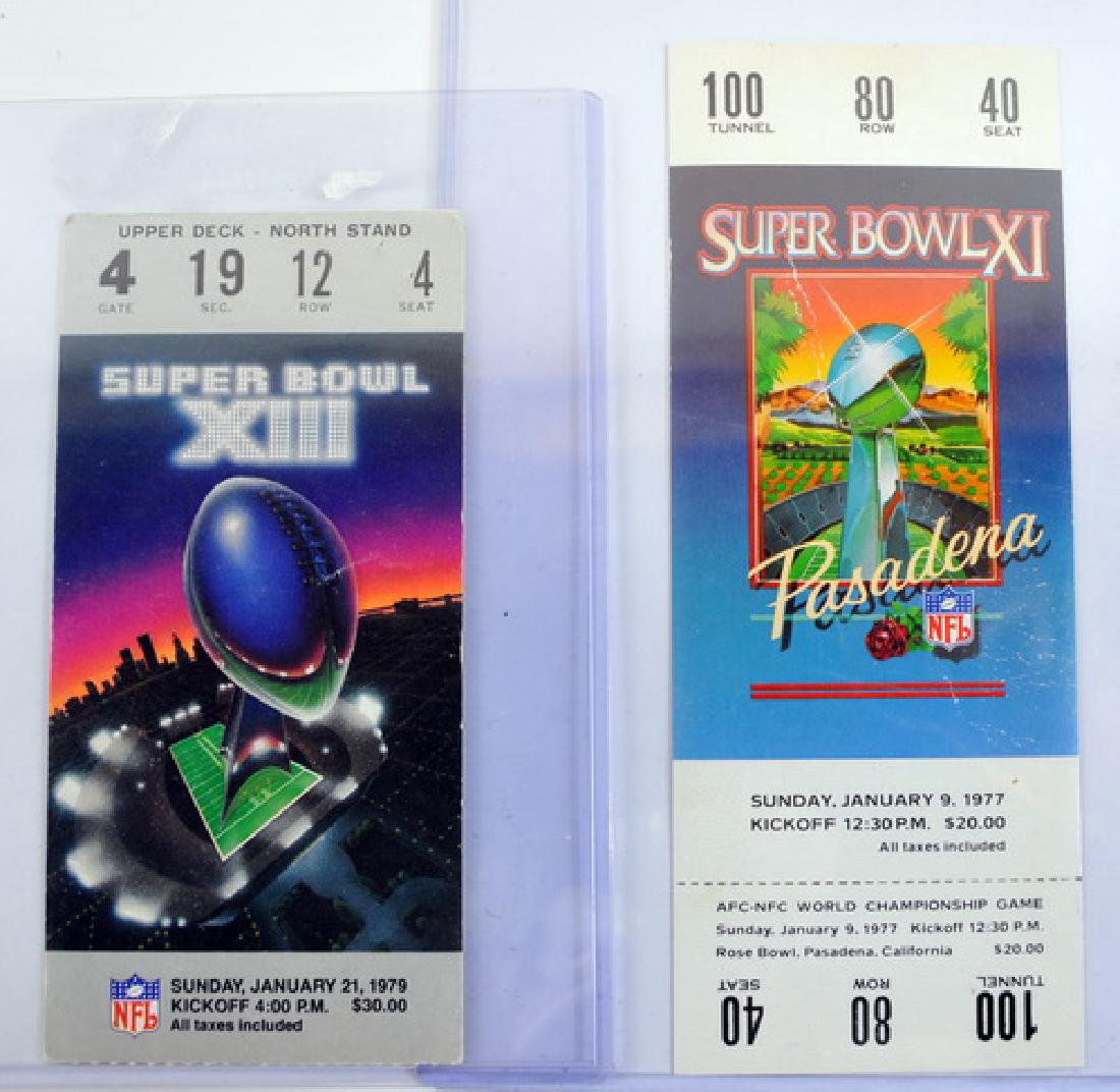 Three Original Superbowl Tickets (1 of 2)
