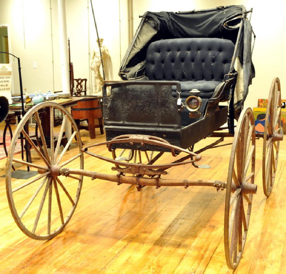Horsedrawn buggy made by The Mifflinburg Buggy Co