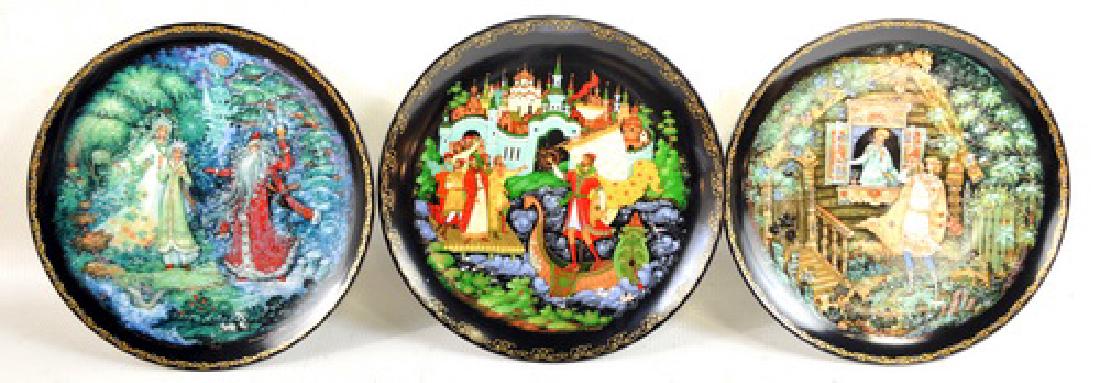 10 Russian Collection Plates: by Norman Rockwell, all in great condition