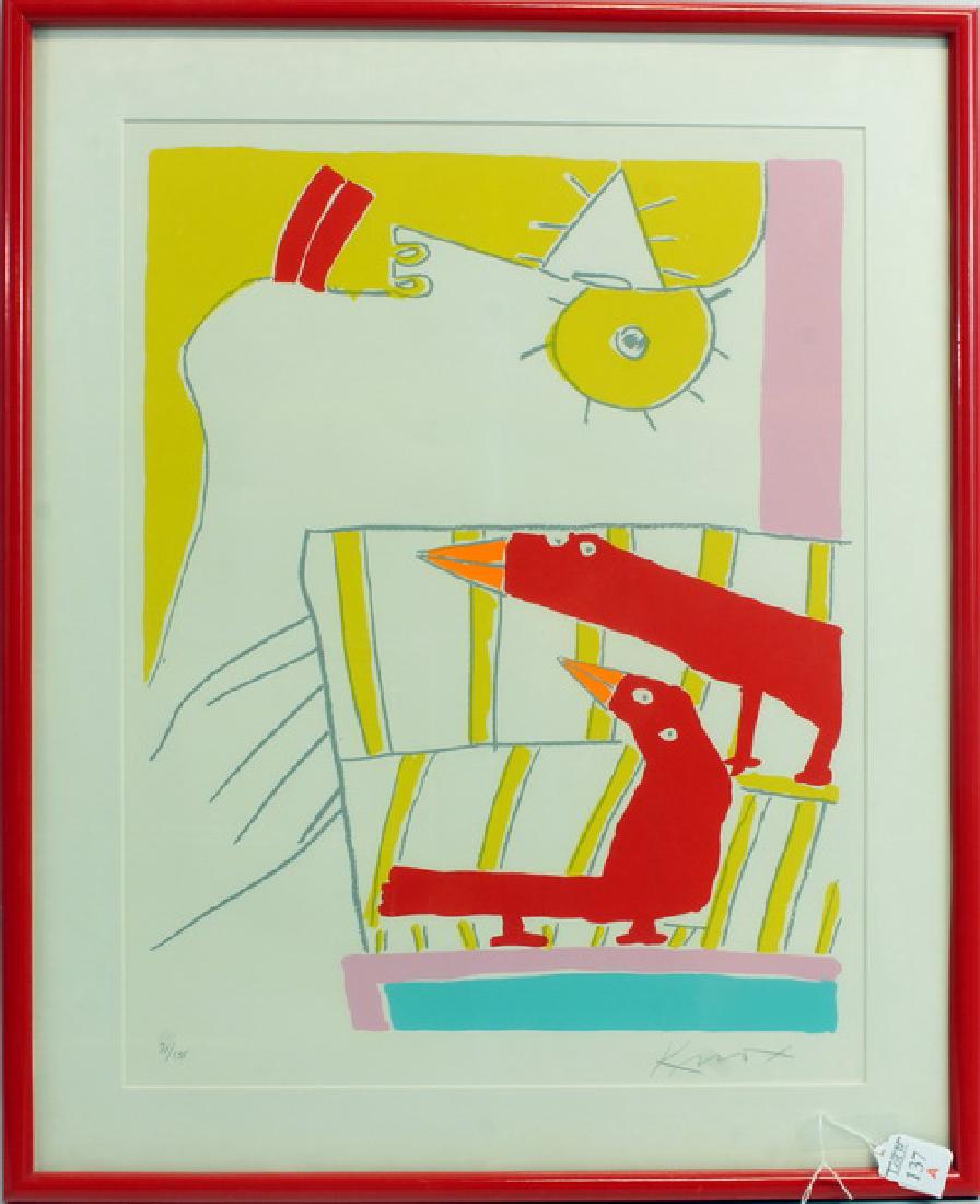 Pop Art Print BY Knox: Pencil Signed, measures 22x17 #71 of 135