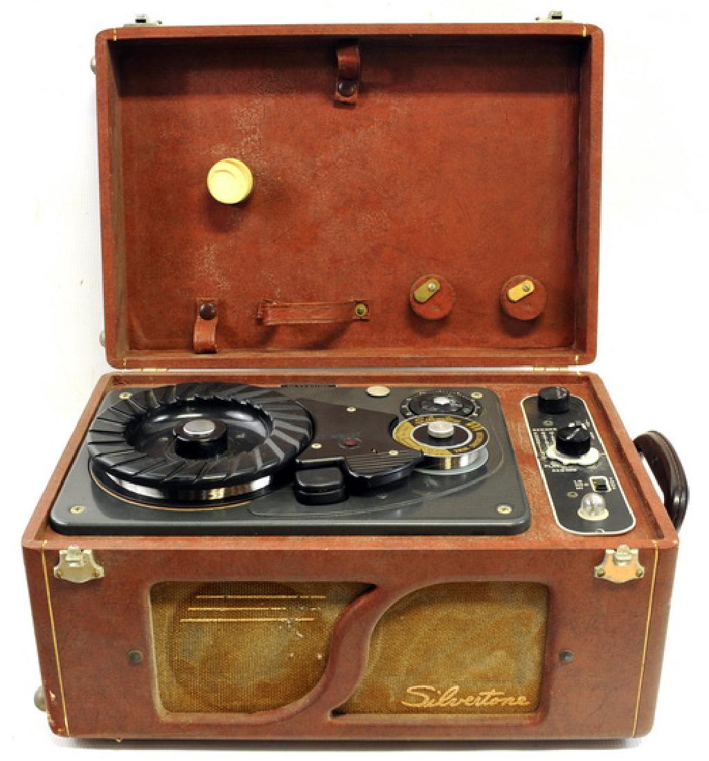 Silvertone Model 70 Wire Recorder 1950's Vintage Lot 0138