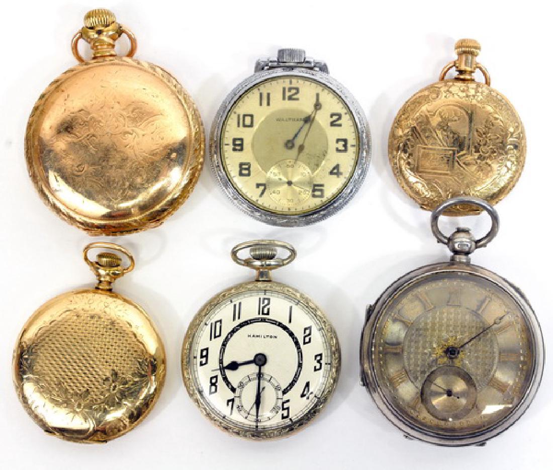 6 Antique Pocket Watches (1 of 12)