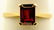 2 Ladies Yellow Gold Garnet Rings - 4