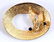 Ladies 14k Yellow Gold Sapphire Feather Estate Pin