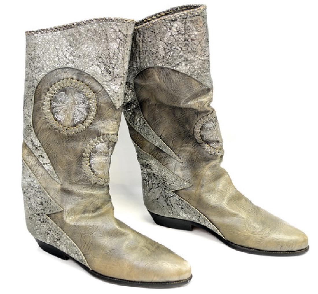 1 Pair western boots by El Vaquero made in Italy: Size 9 1/2 C used