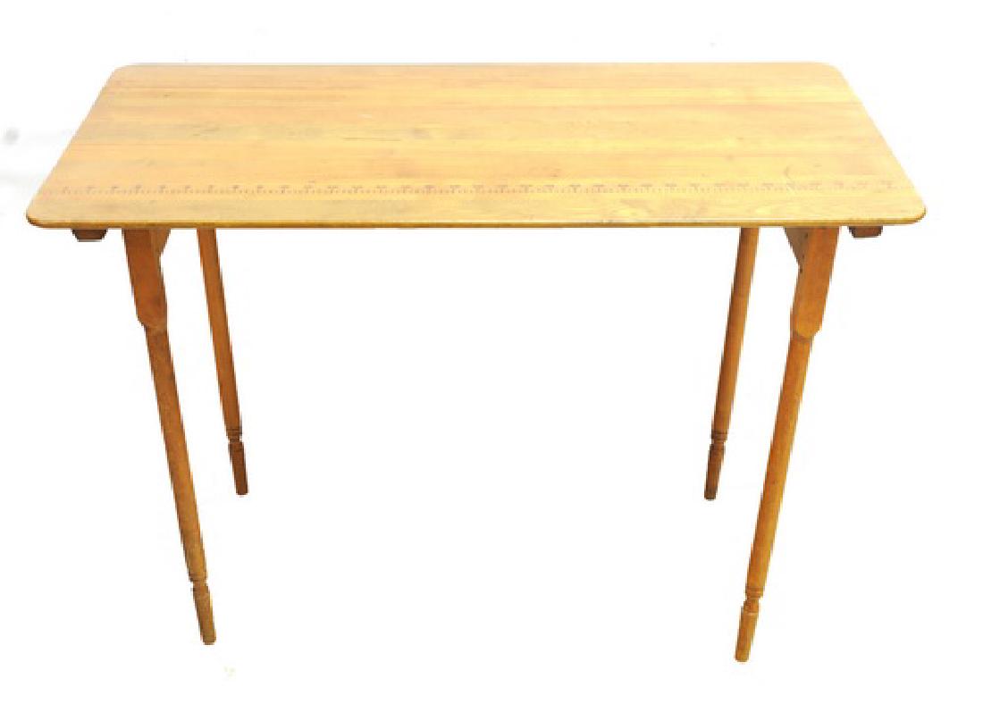Antique Sewing Table: Measures 37x19x25